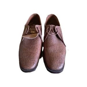 Mens Grenson Footmaster Leather Shoes Brown Size 7.5 Used Good Condition - Picture 1 of 11