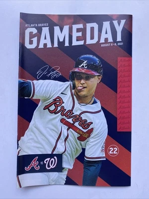 JOC PEDERSON Atlanta Braves Baseball 2021 Gameday Program SGA World Series v WSH - Image 1 of 2