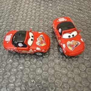 Disney Pixar Cars 1 2 3 Lightning McQueen Fans Mia & Tia Race Superfans Mattel - Picture 1 of 12