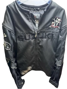 Joe Rocket Suzuki GSX Padded Motorcycle Jacket Nylon Zip Out Liner Men’s Sz. 3XL - Bild 1 von 15