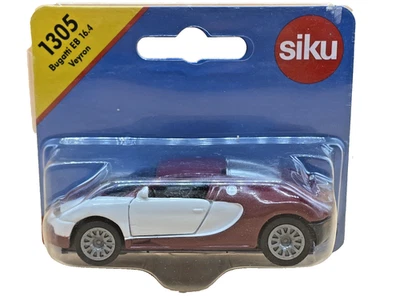 Siku Bugatti Veyron 16.4 Grand Sport Black Convertible 1:55 Diecast VGC - Image 1 of 4