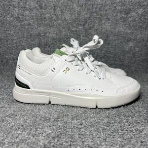On Running The Roger Centre Court Shoes Womens Size 6 White Green CloudTec Swiss - Picture 1 of 9