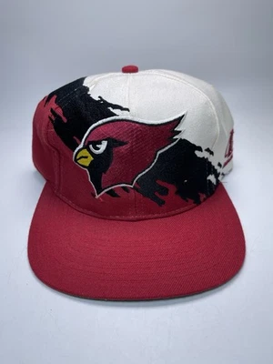 Auténtico Snapback Vintage Pintura Salpicadura Logo Atlético Arizona Cardinals Pro Line Foto 1 de 4