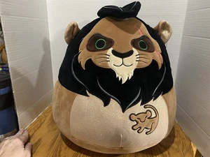 DISNEY THE LION KING: SCAR SQUISHMALLOW NEW WITHOUT TAGS - Picture 1 of 7