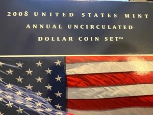 2008 US Mint Annual Uncirculated Coin Set - Picture 1 of 2