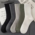 2023 Four Seasons Socks Unisex Solid Color Middle Tube Sockken Slip Resistant