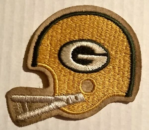 GREEN BAY PACKERS RARA TOPPA CASCO RICAMATA VINTAGE ANNI 80 LOGO CLASSICO - Foto 1 di 2