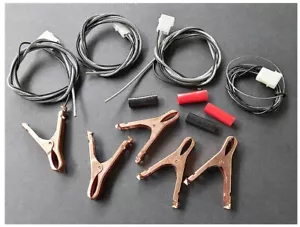 New Mix Lot Vintage RC Car Associated RC10 RC10T B2 B3 3736 Battery Cables Clips - Picture 1 of 1