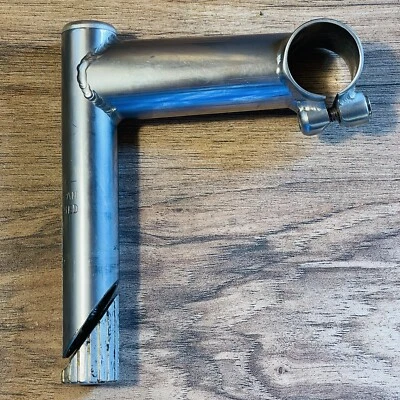 Vintage 1989 Ritchey Force Road Quill Stem 1-inch 1” 90 26.0 Silver  Nitto Japan - Image 1 of 4