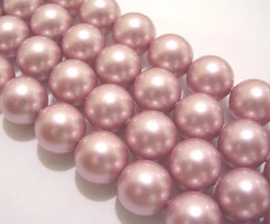 Genuine SWAROVSKI CRYSTAL PEARL ELEMENT #5810 ROUND BEAD ~ Many Color & Size - Picture 1 of 146