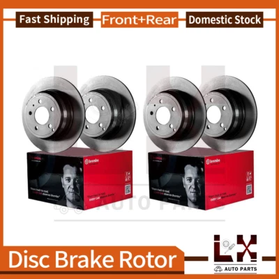 Brembo 4 Front Rear Disc Brake Rotor Fits 2010-2015 Toyota Prius - Image 1 of 4