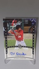 2014 Leaf Perfect Game Showcase Auto Black Tyler Delucia #A-TDL Auto