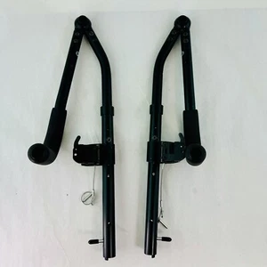 Push Cane Handles Wheelchair Black Adjustable Angle Padded - Picture 1 of 14