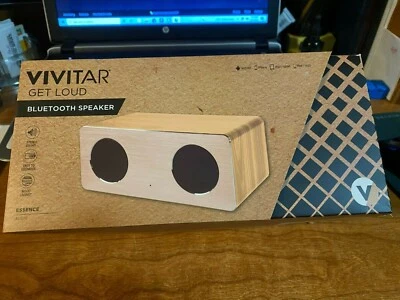 BRAND NEW Vivitar Bluetooth Speaker Get Loud WALNUT GRAIN FINISH - Image 1 of 3