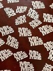 Mr & Mrs Wedding Confetti Vintage Book Die Cut Table Scatter 1.5