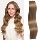 LACERHAIR 14” Tape In Extensions 100% Virgin Human Hair #8 Light Brown NEW