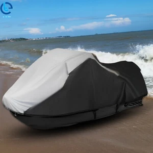 Boat Cover Waterproof Marine Grade 420D Heavy Duty Polyester Trailerable Jet Ski - Picture 1 of 12
