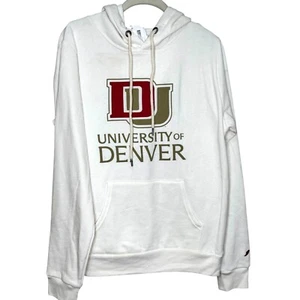 League 91 Damen University of Denver DU Sweatshirt Größe Large NEU weiß - Bild 1 von 8