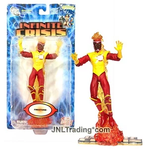 Year 2007 DC Series 2 Infinite Crisis 6.5 Inch Figure FIRESTORM with Flame Base - Picture 1 of 1