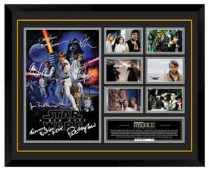 Star Wars A New Hope Episode IV Signed Framed Memorabilia - Picture 1 of 2