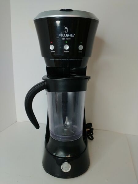Mr. Coffee Cafe Frappe Maker BVMC-FM1 Automatic 20oz Coffee Blender TESTED WORKS Photo Related