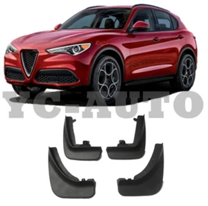 For Alfa Romeo Stelvio 2018-2024 Mud Flaps Rear & Front Splash Guards Mudguard - Picture 1 of 3