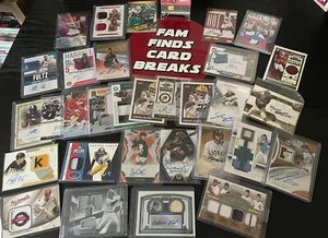 NFL Re Pack Lot Football Cards 2 HITS Slab Auto Patch Relic Numbered Rookies Hot - Picture 1 of 9