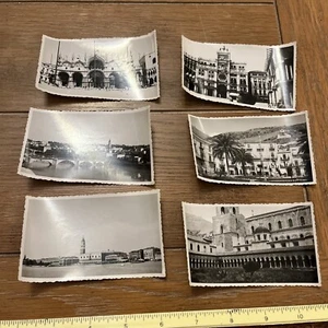 6 Photos 1930s Photograph Vtg Italy- Florence, Venice, Palermo, 1937, Original - Picture 1 of 9