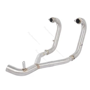 For MOTO GUZZI V85 TT 2019-2025 Motorcycle Exhaust System Header Mid Link Pipe - Picture 1 of 9