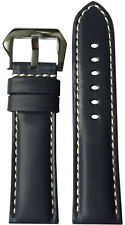 24x22 XL RIOS1931 for Panatime Navy Leather Watch Strap for Panerai