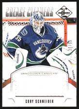 2012-13 Limited Crease Cleaners Materials #7 Cory Schneider Jersey /99
