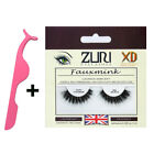 Zuri - Faux-mink False Eyelashes - Adhesive & Applicator Included - Xd #999