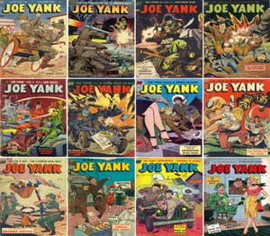 1952 - 1954 Joe Yank Comic Book Package - 12 eBooks on CD - Picture 1 of 3