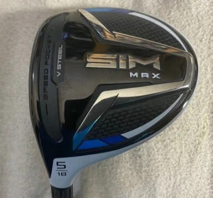 LH - TaylorMade SIM MAX 5/18* Fairway Wood w/NV- 45L  Ladies Graphite Shaft - Picture 1 of 12