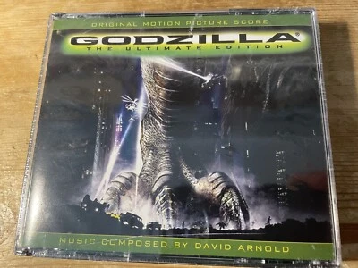 GODZILLA (David Arnold) OOP 2012 BSX Ltd Expanded Soundtrack Score 3CD SEALED - Image 1 of 2