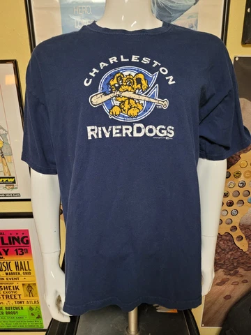 Charleston Riverdogs Minor League Baseball Logo T Shirt XL Tampa Rays Cover