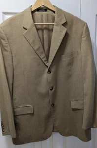 ANDREW FEZZA Fusion Men’s Beige Blazer/Jacket Size 44R - Picture 1 of 7