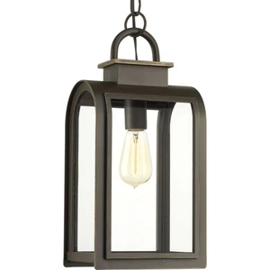 Progress Lighting P6531 Bronze Refuge 8"W Pendant - Picture 1 of 7