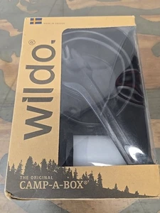 WILDO CAMP-A-BOX Platos Plegables Completos Exterior Camping Utensilios de Cocina Negro - Imagen 1 de 2