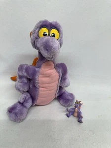 Figment Plush 10" Purple Dragon Vintage 1982 Disney Disneyland Plus PVC Mini Lot - Picture 1 of 4