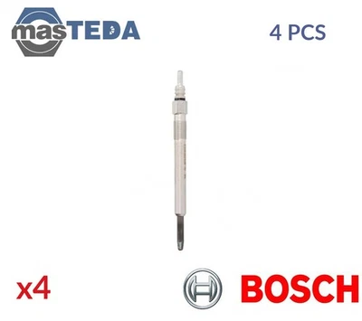 0 250 202 038 ENGINE GLOW PLUGS BOSCH 4PCS NEW OE REPLACEMENT - Image 1 of 4