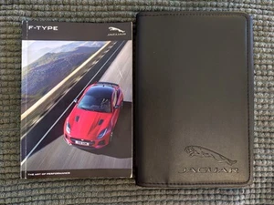 Jaguar F-Type & SVR 2016-2020 Handbook Owners Manual & Wallet Convertible Coupe - Picture 1 of 10