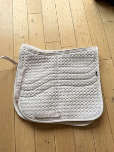 Mattes White Correction Saddle Pad With Four Correction Pockets Plus Shims - Picture 1 of 5