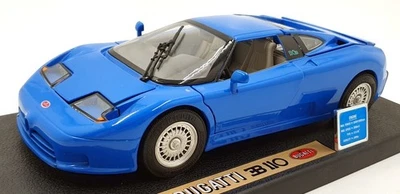 Anson 1/18 Scale Diecast 30303-W - Bugatti EB 110 - Blue - Image 1 of 4