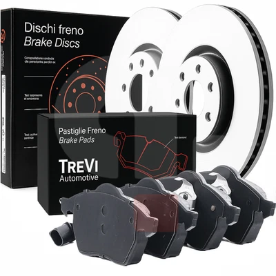 Set Disques Et Plaquettes de Frein Avant Trevi Pour Audi A4 B7 8E TFSI FSI Tdi - Photo 1/4