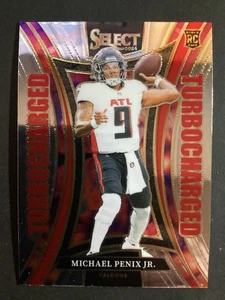 2024 Panini Select - Turbocharged Michael Penix Jr. #21 Rookie (RC) Falcons - Picture 1 of 2