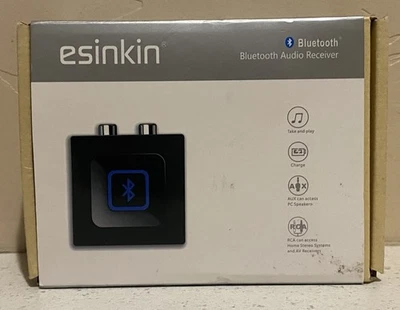Esinkin Bluetooth Audio Adapter Receiver For Music Streaming Stereo Speaker - Image 1 of 3