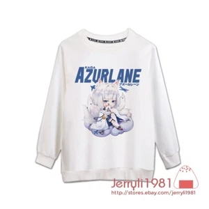 Azur Lane Kaga Anime white Unisex Long Sleeve sweat shirt jacket coat outwear - Picture 1 of 3
