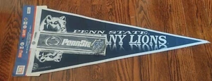 Penn State University Nittany Lions 12 X 30 Tag Express Felt Pennant Sticker Pin - Picture 1 of 8