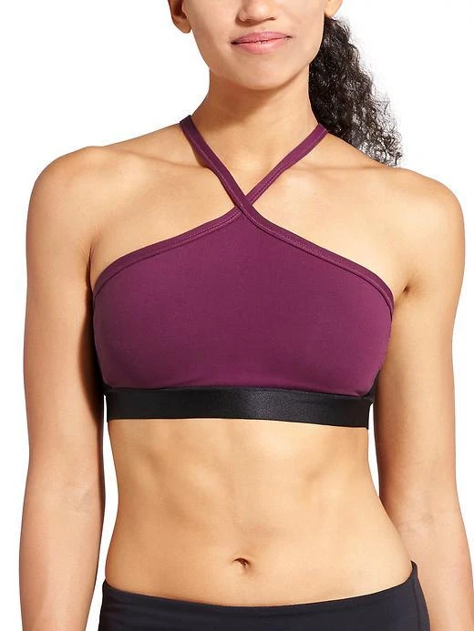 ATHLETA Inversion Bra, NWOT, Medium, Plum, Studio/Barre, Sold Out in Stores - Изображение 1 из 1